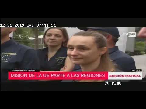 Edición Matinal de TV Perú. Congreso 2020: observadores de la UE partieron a regiones