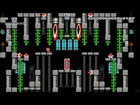 GhostMansion w/Torture room easy by EVOLSQUARE - SUPER MARIO MAKER - NO COMMENTARY 1AW