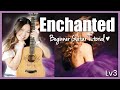 Enchanted 💜 Taylor Swift EASY Guitar Tutorial Beginner Lesson | Chords | Strumming | Play-Along 🎸