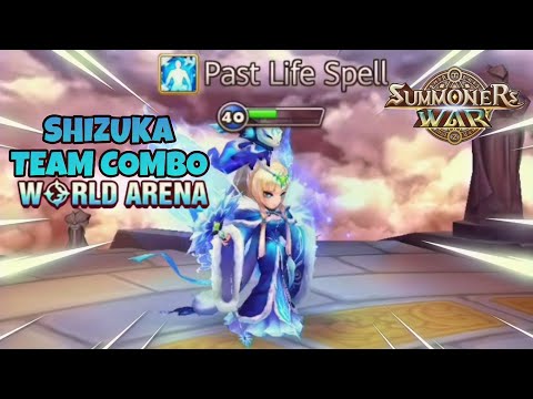 Shizuka Team Combo in World Arena Ep. 3 - Summoners War