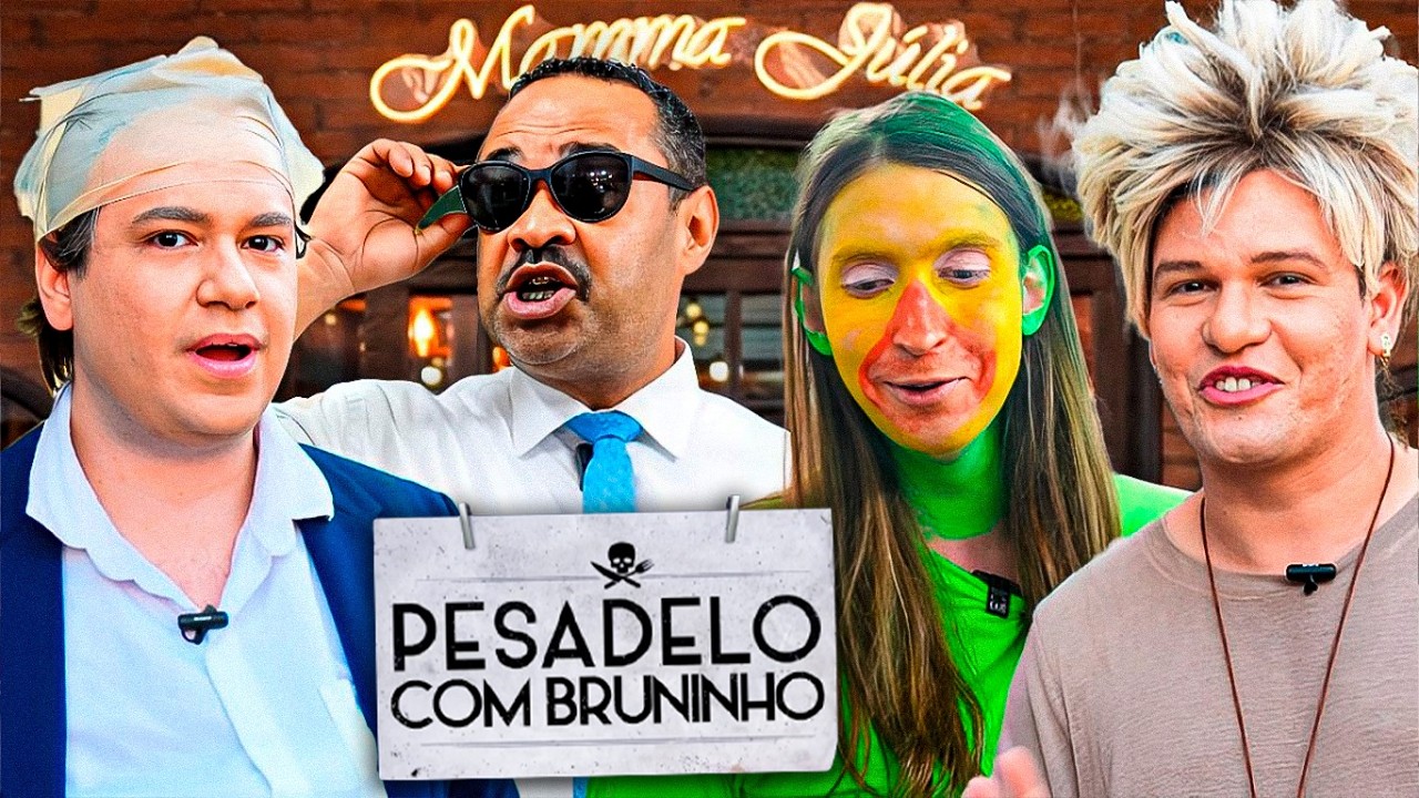 PESADELO COM O BRINO - VISITANDO O RESTAURANTE MAIS POLÊMICO (MAMMA JULIA)