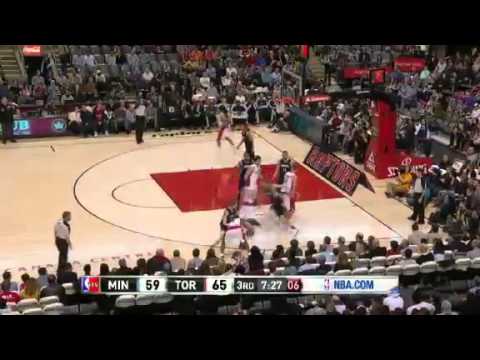 Toronto Raptors vs Minnesota Timberwolves - Game Recap & Highlights - 04/11/2012