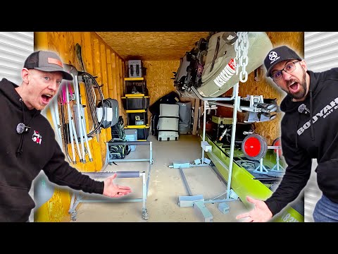 The Best Ways to Organize Your Kayak Fishing Gear! Garage Storage Setup!