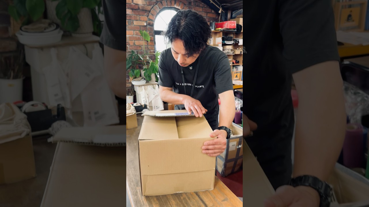 福岡エコマルシェオニヅカのオニちゃんから、何か届きました‼️😄サンキューオニミカさん❣️#shorts #ガーデニング #園芸 #エコマルシェオニヅカ #オニちゃんねる #フローラ黒田園芸