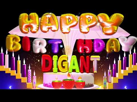 Digant Happy Birthday Song|Happy Birthday To You digant #birthday #birthdaysongwithname