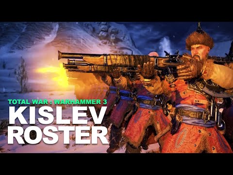 KISLEV Unit Roster for TOTAL WAR: Warhammer 3