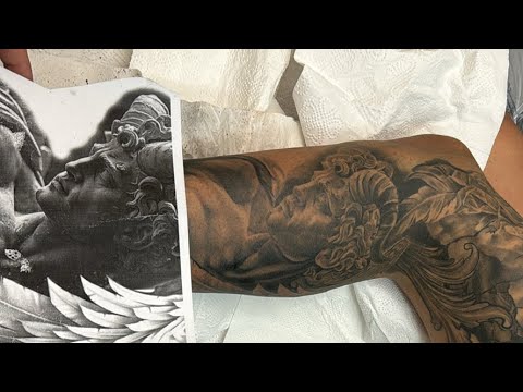 Zar1 FULL LEG LIVE TATTOO PT2