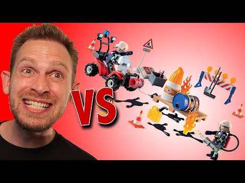 Playmobil Advent Calendar Construction Site Fire Rescue Unboxing