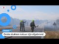 Brand in de duinen: 'We zagen vlammen en veel rook'