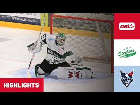 DEL2: Bietigheim Steelers vs. Blue Devils Weiden | Highlights - 9.Spieltag