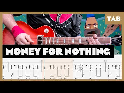 Dire Straits - Money for Nothing - Guitar Tab | Lesson | Cover | Tutorial