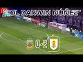 Gol Darwin Núñez - Argentina 0 x 2 Uruguai
