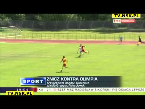 tv.nsk.pl 2013-05-19 II liga wschodnia: MKS Znicz Pruszków - KS Olimpia Elbląg 0-2 (0-1) bramki