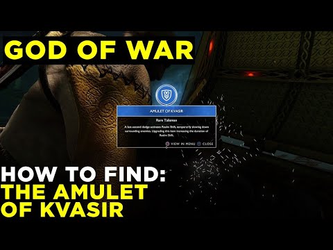 God of War's best early-game gear: The Amulet of Kvasir Talisman