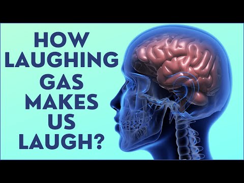 How LAUGHING GAS makes us laugh? (BioMed 3D Animation) #shorts