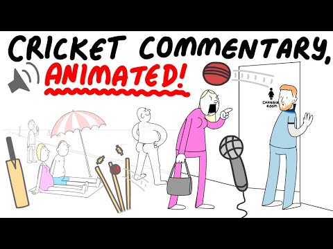 Crazy Cricket Commentary, Animated!