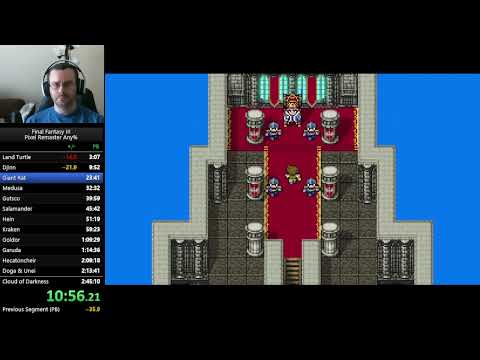 FF3 Pixel Remaster [Steam] Any% speedrun in 2:43:17 - Current PB as of 8/6/22