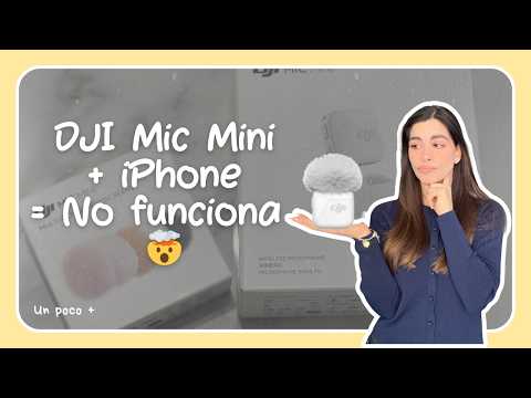No funciona el DJI Mic Mini con iPhone 📱❌ Aquí la solución paso a paso