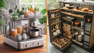 25 Amazon Kitchen Organization & Storage Hacks For Tiny Kitchen Spaces! (With Prices)