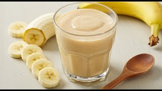 How To Make The Yummiest Banana Smoothie Ever - Banana Smoothie Recipe