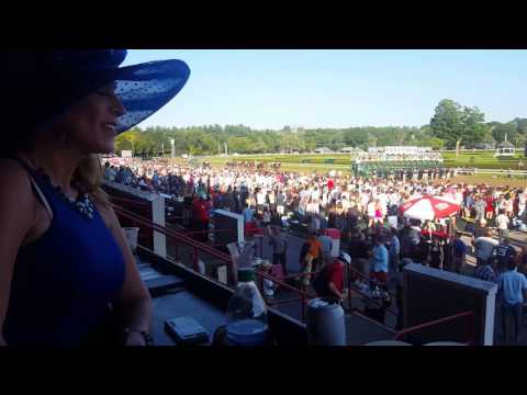 Travers Stakes Race 2016 -  Starting Gate procession