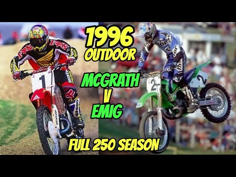 1996 AMA 250 OUTDOOR MOTOCROSS FULL SERIES