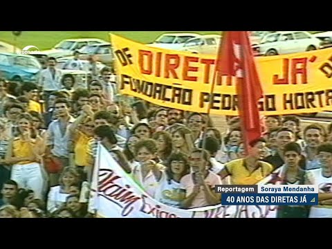 Em Plenário, senadores e debatedores exaltam os 40 anos das Diretas Já &mdash; Senado Notícias