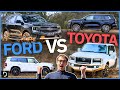 Ford Everest V Toyota LandCruiser Prado Comparison Which Off Road SUV Should You Buy