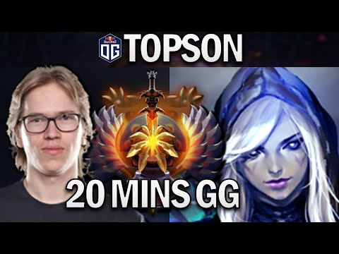 OG.TOPSON SMURF DROW RANGER - 20 MINS GG - DOTA 2 7.28 GAMEPLAY