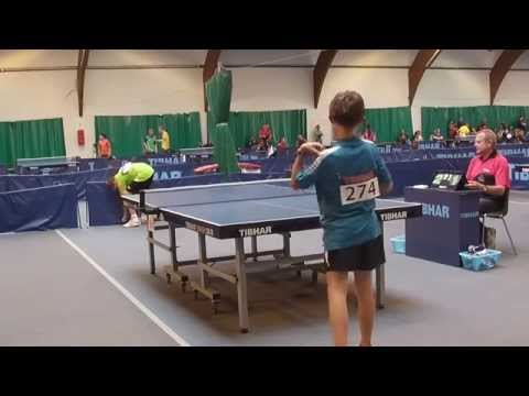 Euro Mini Champs 2014 : Anatole CLEMENT - Daniel HOGYE (HONG)