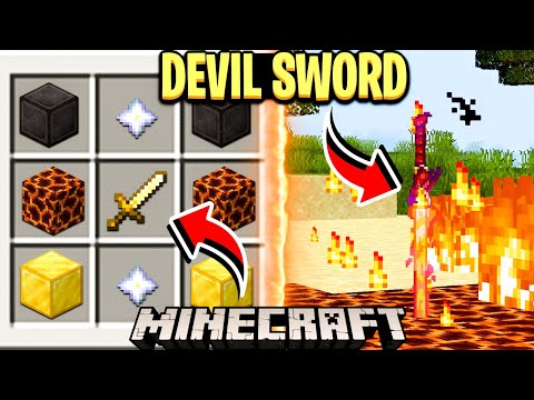 Minecraft but there are Custom Sword || Devil Sword in Minecraft || Minecraft gameplay Tamil