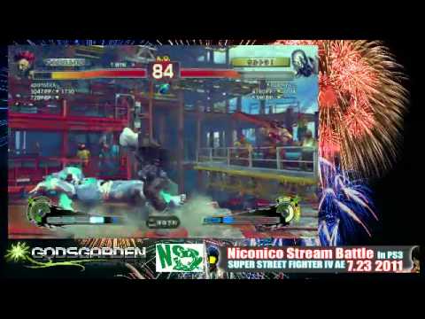 SSF4 AE: aponstick (Akuma) vs K_Camirico (Seth) - Nico Stream Battle PS3 (Top 16)