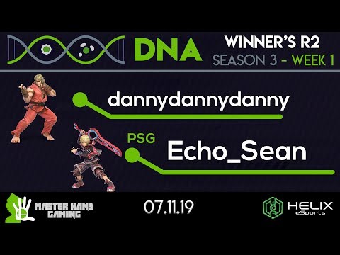 DNA S3:W1 - dannydannydanny (Ken, Ryu) vs. PSG | Echo_Sean (Shulk, Luigi) - YouTube