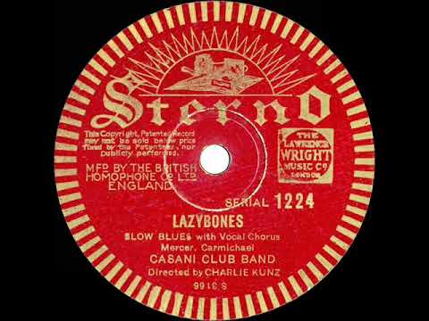 1933 Charlie Kunz - Lazybones (Phyllis Robins, vocal)