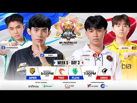 🔴 LIVE | MPL PH S17 | FILIPINO - Week 5 Day 3