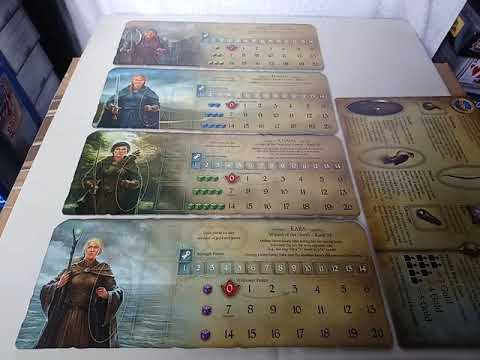 LEGENDS OF ANDOR Board Game Hero Boards Merchant Inventory Battle Sequence Board 05.04.20