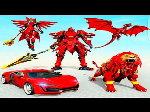 ROYAL LION ROBOT CAR GAME FOR ANDROID | NEW GAME 2023...