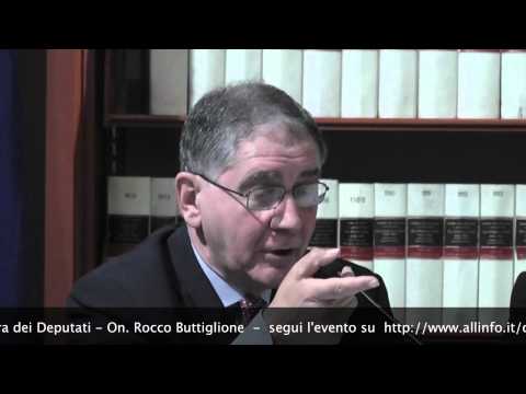 Conferenza AFI - Intervento del Vice Presidente della Camera dei Deputati ON. Rocco Buttiglione