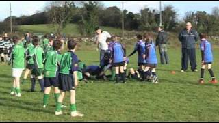 preview picture of video 'Westport Mini Rugby 2009 first half under 11's v Ballina'