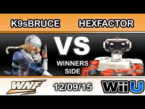 WNF S4E8 – DP | K9sBruce (Sheik) Vs. Hexfactor (ROB) Winners Side - Smash Wii U