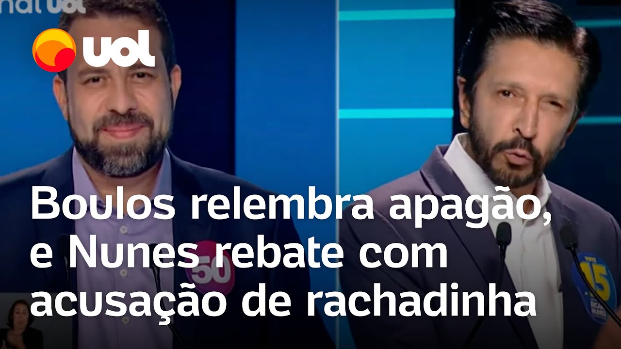 Debate: Nunes e Boulos discutem após prefeito acusar deputado de normalizar rachadinha de Janones