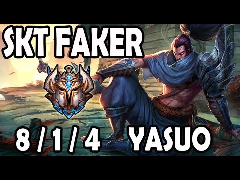 SKT T1 Faker YASUO vs IRELIA (MID) Ranked Challenger Korea