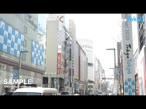 [Tokyo Footage] Ginza Area | 銀座エリア（Tokyo Japan）