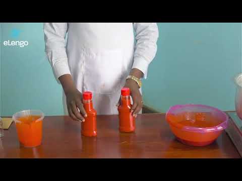 Chili Sauce Production Lesson 1 Introduction