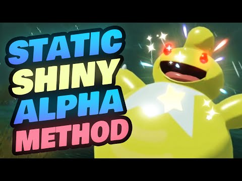 NEW SHINY HUNTING METHOD! How to easily get SHINY ALPHA Pokemon in Pokemon Legends Arceus