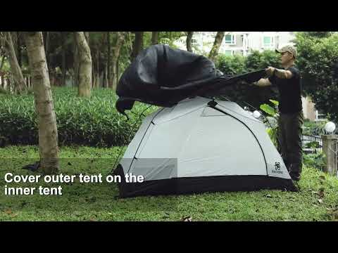 OneTigris STELLA Camping Tent Set up Instruction