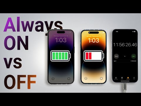 iPhone Always ON vs OFF Battery Drain Test - Any Difference?