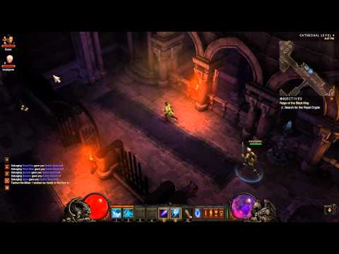 Diablo 3 gameplay walkthrough HD Dual Commentary - Part 5 - The Skeleton King