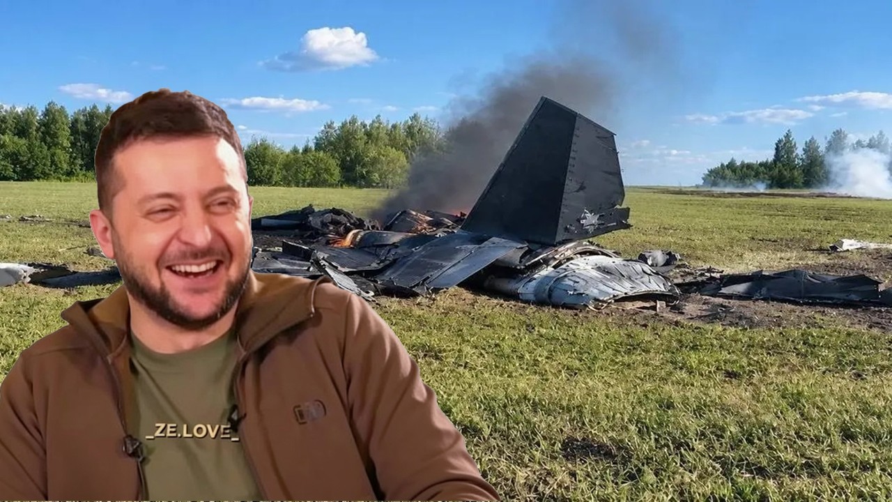 'UKRAINE, GRAB THE POPCORN': TWO RUSSIAN SU-35 FIGHTERS CRASH IN KURSK AFTER MID-AIR COLLISION