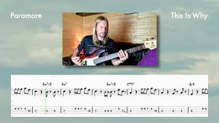 Paramore - This Is Why - Bass Playalong with Tablature